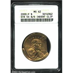2000-P $1 Sacagawea Dollar--Struck Five Times,