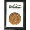 Image 1 : 1869-S $20 Double Eagle--Obverse Struck Through--AU50 ANACS.