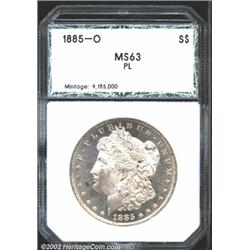 1885-O S$1 Silver Dollar MS63 Prooflike PCI (MS63 Prooflike).