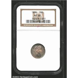 1896 10C MS66 NGC.