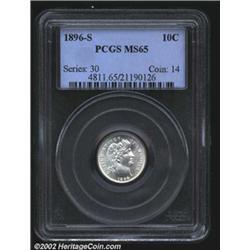 1896-S 10C MS65 PCGS.