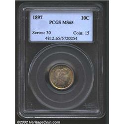 1897 10C MS65 PCGS.