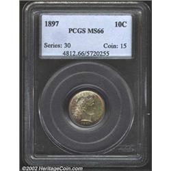 1897 10C MS66 PCGS.