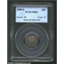 1899-S 10C MS65 PCGS.