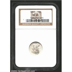 1901 10C MS65 NGC.