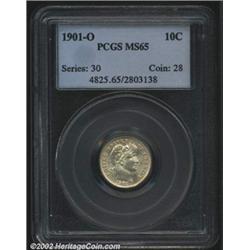 1901-O 10C MS65 PCGS.