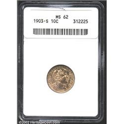 1903-S 10C MS62 ANACS.