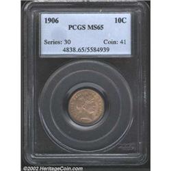 1906 10C MS65 PCGS.