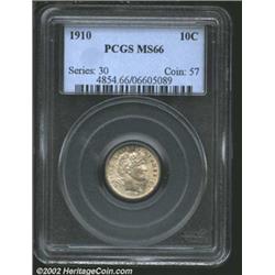 1910 10C MS66 PCGS.