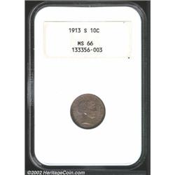 1913-S 10C MS66 NGC.