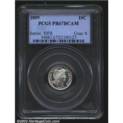 1899 10C PR67 Deep Cameo PCGS.