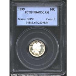 1899 10C PR67 Deep Cameo PCGS.