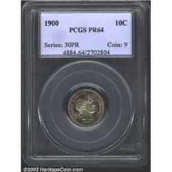 1900 10C PR64 PCGS.