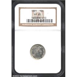 1901 10C PR65 NGC.