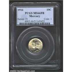 1916 10C MS66 Full Bands PCGS.