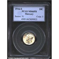 1916-S 10C MS66 Full Bands PCGS.