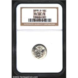 1919-S 10C MS66 Full Bands NGC.