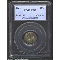1921 10C XF40 PCGS.