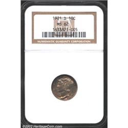 1921-D 10C MS62 NGC.