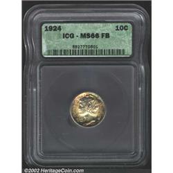 1924 10C MS66 Full Bands ICG.