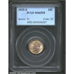1925-S 10C MS65 Full Bands PCGS.