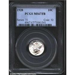 1928 10C MS67 Full Bands PCGS.