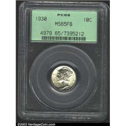 1930 10C MS65 Full Bands PCGS.