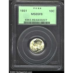 1931 10C MS65 Full Bands PCGS.