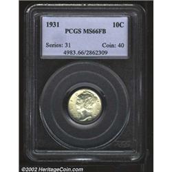 1931 10C MS66 Full Bands PCGS.