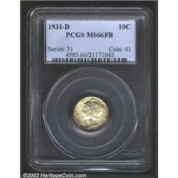 1931-D 10C MS66 Full Bands PCGS.