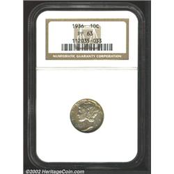 1936 10C PR63 NGC.