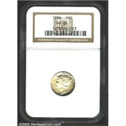 1936 10C PR65 NGC.