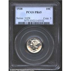 1938 10C PR65 PCGS.