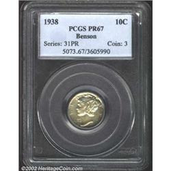 1938 10C PR67 PCGS.