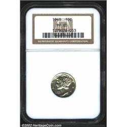 1940 10C PR65 NGC.