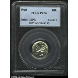 1940 10C PR66 PCGS.