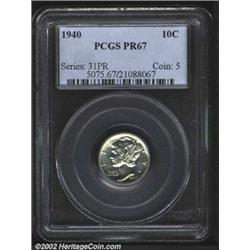 1940 10C PR67 PCGS.