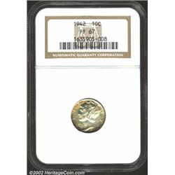 1942 10C PR67 NGC.