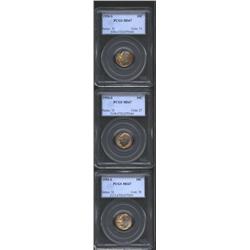 1950-S 10C MS67 PCGS,