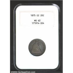 1875-CC 20C MS62 NGC.