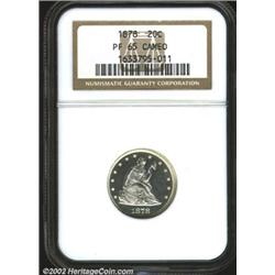 1878 20C PR65 Cameo NGC.