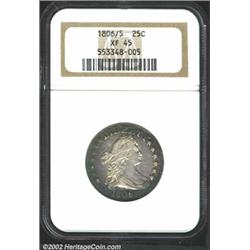 1806/5 25C XF45 NGC.