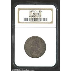 1806/5 25C AU53 NGC.