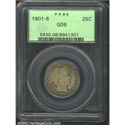 1901-S 25C Good 6 PCGS.