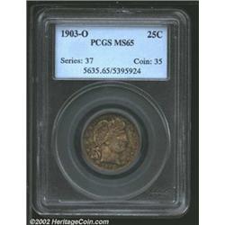 1903-O 25C MS65 PCGS.