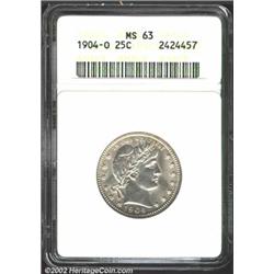 1904-O 25C MS63 ANACS.