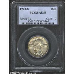 1923-S 25C AU55 PCGS.