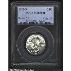1923-S 25C MS65 Full Head PCGS.