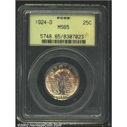 1924-D 25C MS65 PCGS.