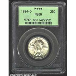 1924-D 25C MS66 PCGS.